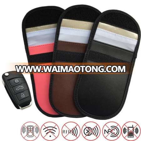 Car key signal blocker case / RFID car key blocking bag / Keyless Entry Fob Guard Signal Blocking Pouch Bag