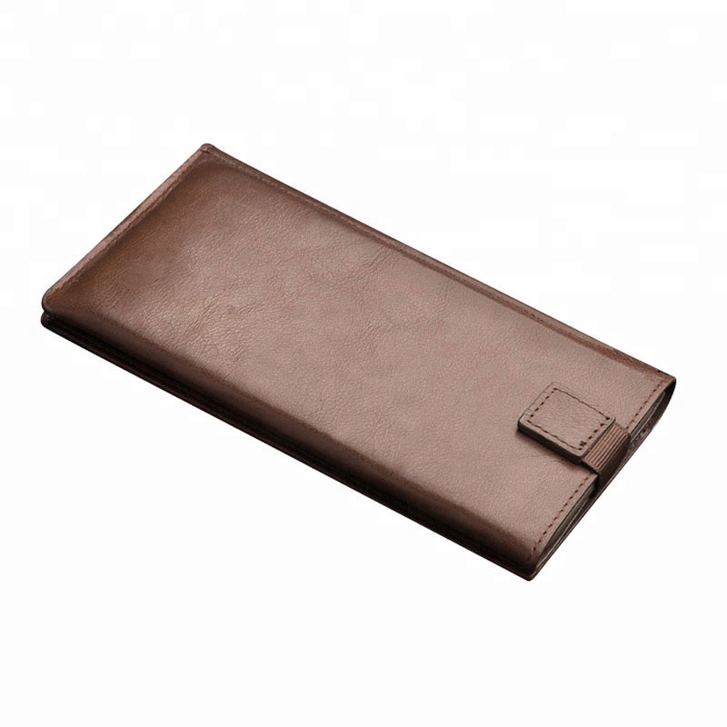 16132 Universal Leather Mobile Phone Case Cover Bag Pull Tab Sleeve Strap Mobile Phone Pouch Wallet